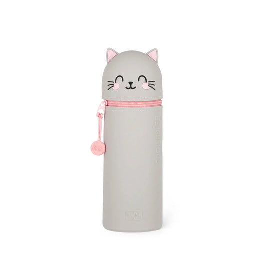 Astuccio 2 in 1 in Morbido Silicone - Kawaii-Kitty