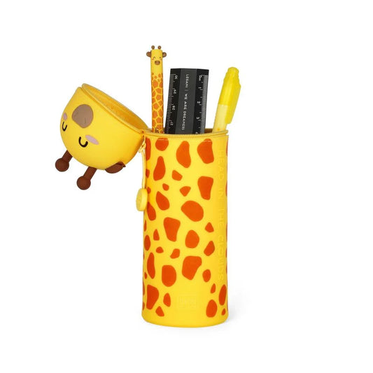 Astuccio 2 in 1 in Morbido Silicone - Kawaii-Giraffe