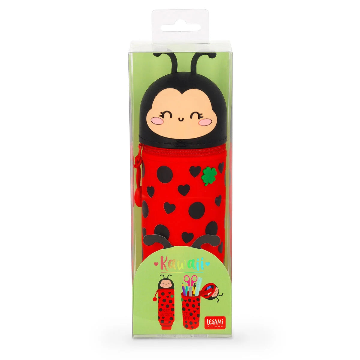 Astuccio 2-in-1 in Silicone - Ladybug