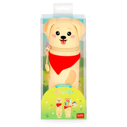 Astuccio 2 in 1 in Morbido Silicone - Kawaii - Golden