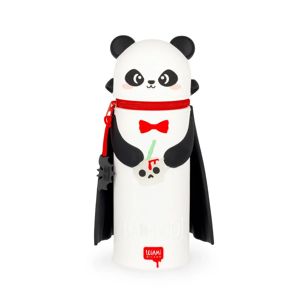 Astuccio 2-in-1 in Silicone Panda "Bam-Boo" Halloween - Kawaii