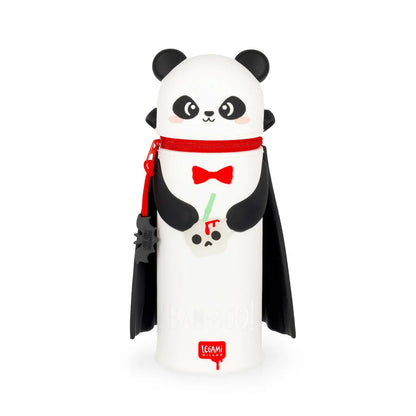 Astuccio 2-in-1 in Silicone Panda "Bam-Boo" Halloween - Kawaii