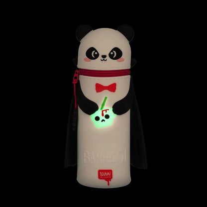 Astuccio 2-in-1 in Silicone Panda "Bam-Boo" Halloween - Kawaii