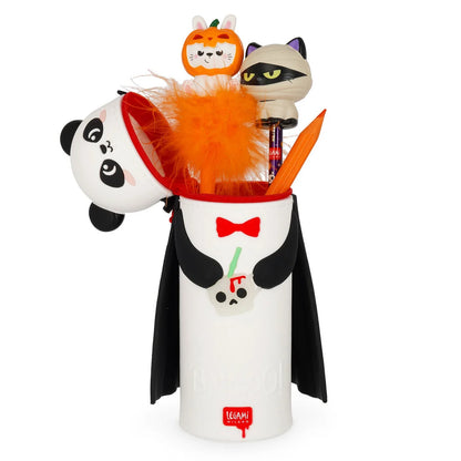 Astuccio 2-in-1 in Silicone Panda "Bam-Boo" Halloween - Kawaii