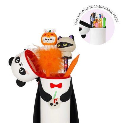 Astuccio 2-in-1 in Silicone Panda "Bam-Boo" Halloween - Kawaii