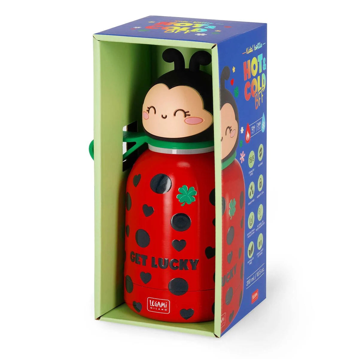 Bottiglia Termica per Bambini - Hot&Cold BFF - ladybug