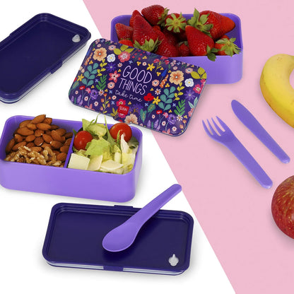 Contenitore Porta Pranzo 1200 ml - Flowers - Lunch Box