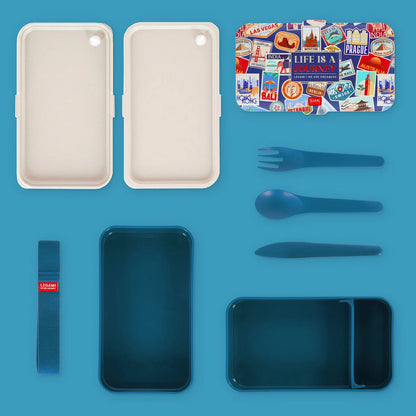 Contenitore Porta Pranzo 1200 ml - Lunch Box - Travel Stickers