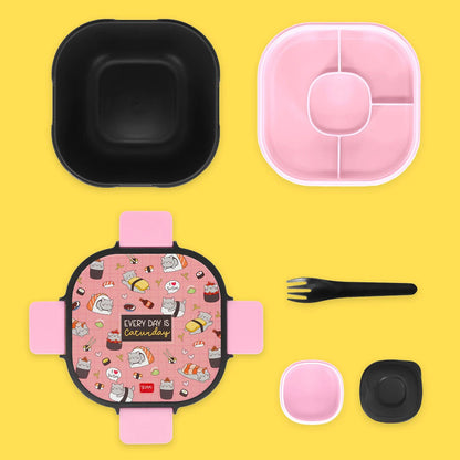 Contenitore Porta Pranzo 1700 ml - Lunch Box - Sushi Cat