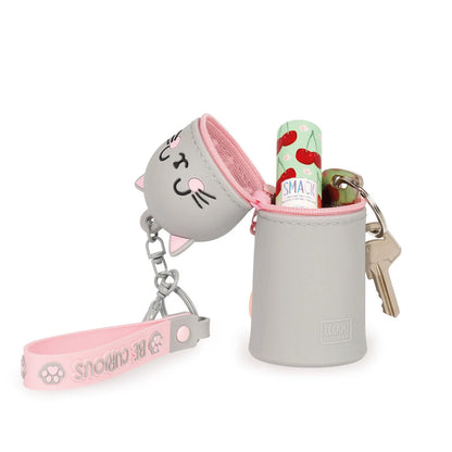 Portamonete con Portachiavi - Mini Kawaii - Kitty