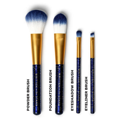Set di 4 Pennelli per il Trucco - Oh My Glow!-Stars
