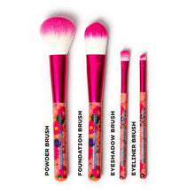 Set di 4 Pennelli per il Trucco - Oh My Glow!-Flowers
