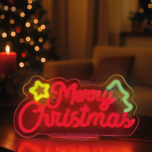 Lampada Led Effetto Neon - Merry Xmas - It's a Sign