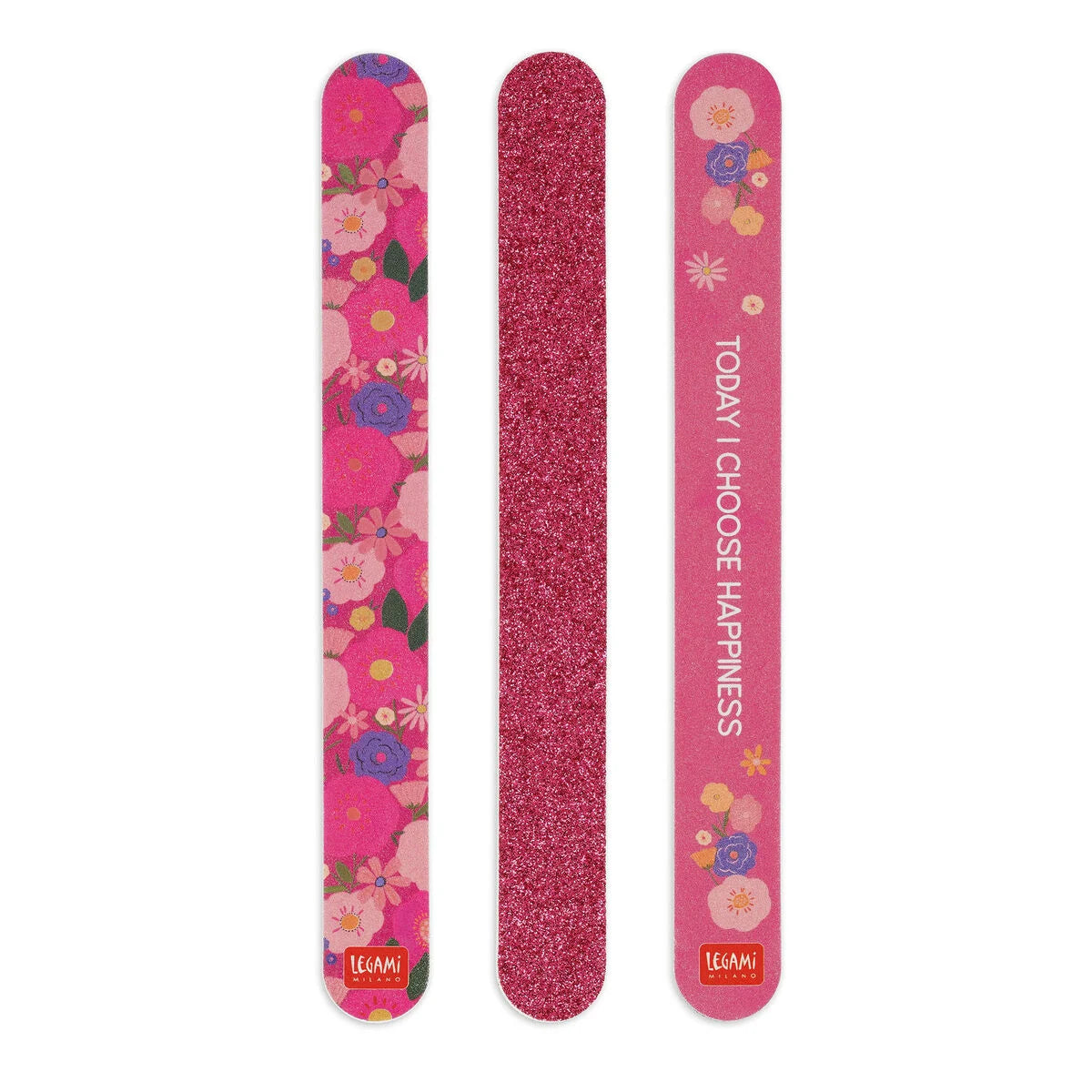 Set di 3 Lime per Unghie - Nails Before Males-Flowers