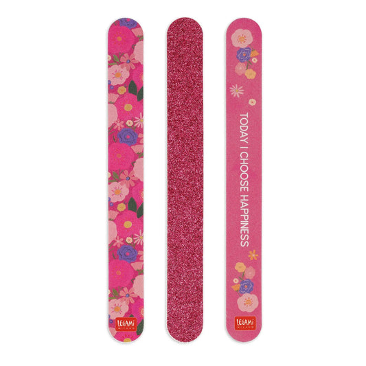 Set di 3 Lime per Unghie - Nails Before Males-Flowers
