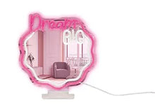 Specchio con lampada Neon Dream Big