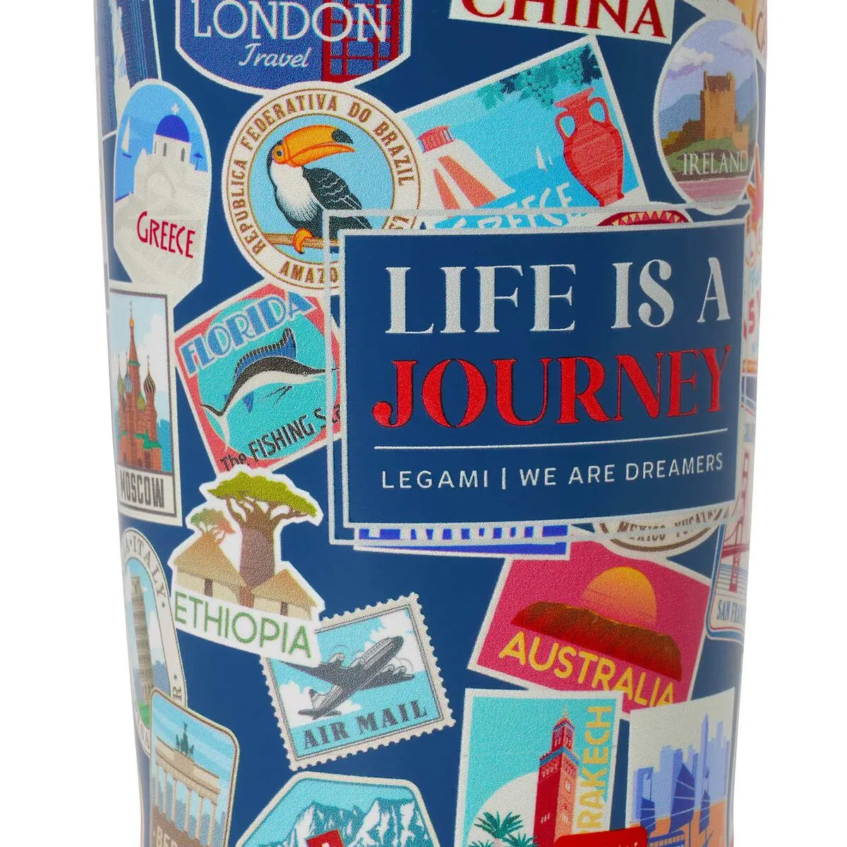 Bicchiere Termico 275 ml - Hot & Cold - Travel Stickers