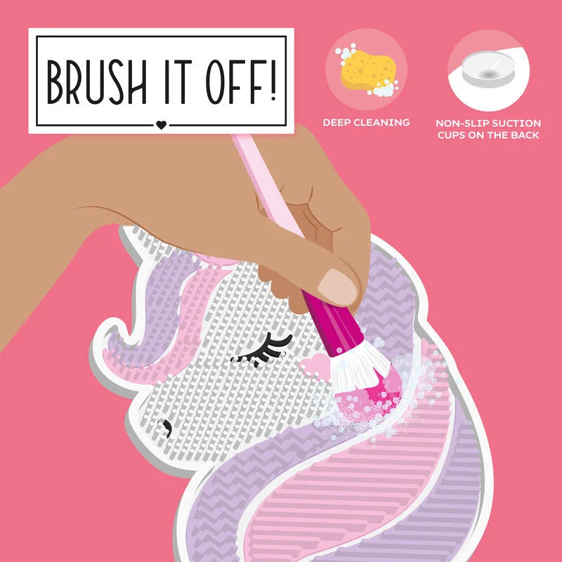 Tappetino Pulisci Pennelli da Trucco - Brush it Off!-Unicorn