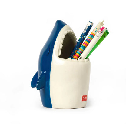 Portapenne in Ceramica - Desk Friends-Shark