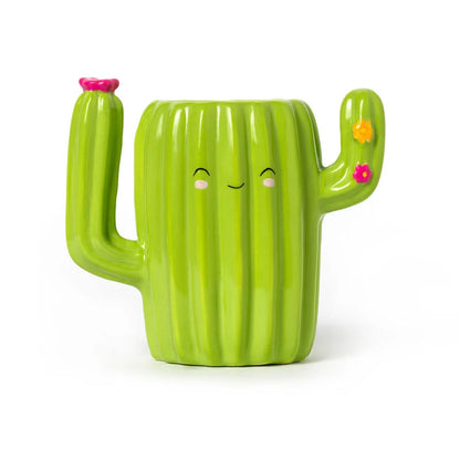 Portapenne in Ceramica - Desk Friends-cactus