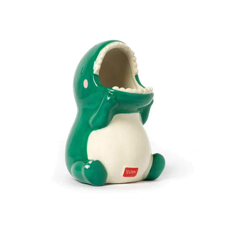 Portapenne in Ceramica - Desk Friends-dino