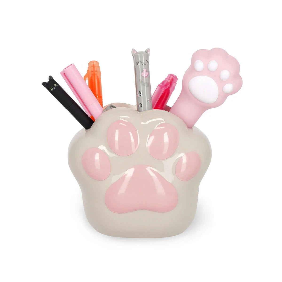 Portapenne in Ceramica - Desk Friends - Meow