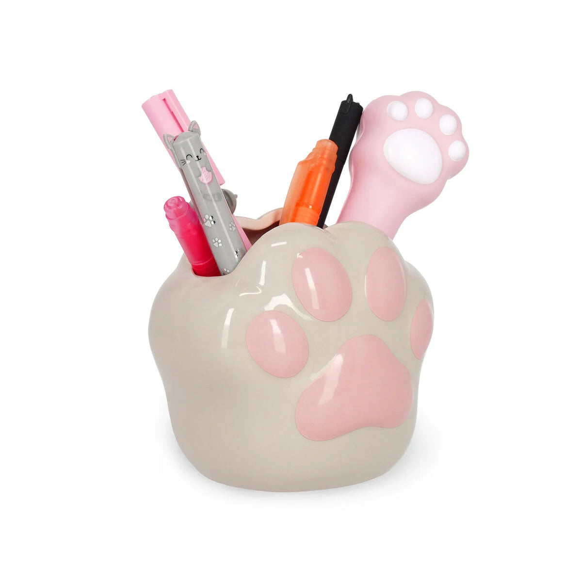 Portapenne in Ceramica - Desk Friends - Meow