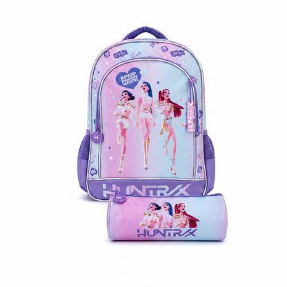 Zaino + Astuccio K-Pop Huntrix Demon Hunters