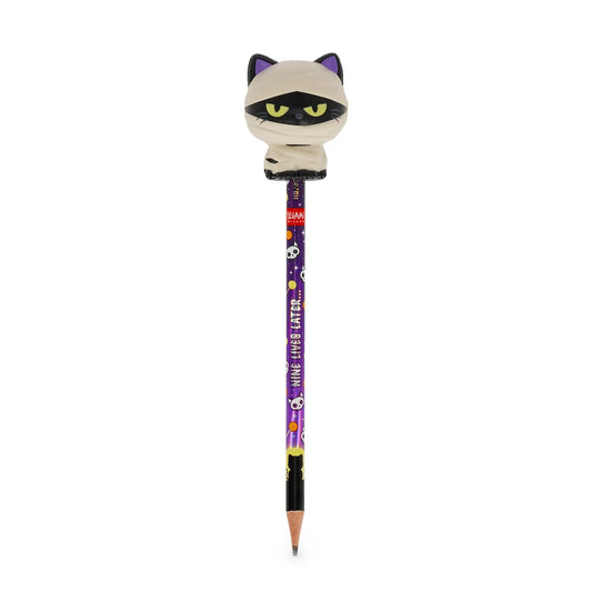 Matita con Antistress Halloween Mummy Cat "Nine Lives Later" - Squeezies