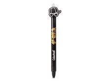 Penna a sfera Geolier con topper – Inchiostro blu - Live rosso Geolier