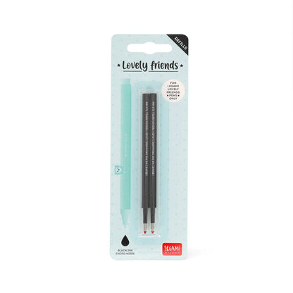 Set di 2 Refill per Penna Gel Lovely Friends