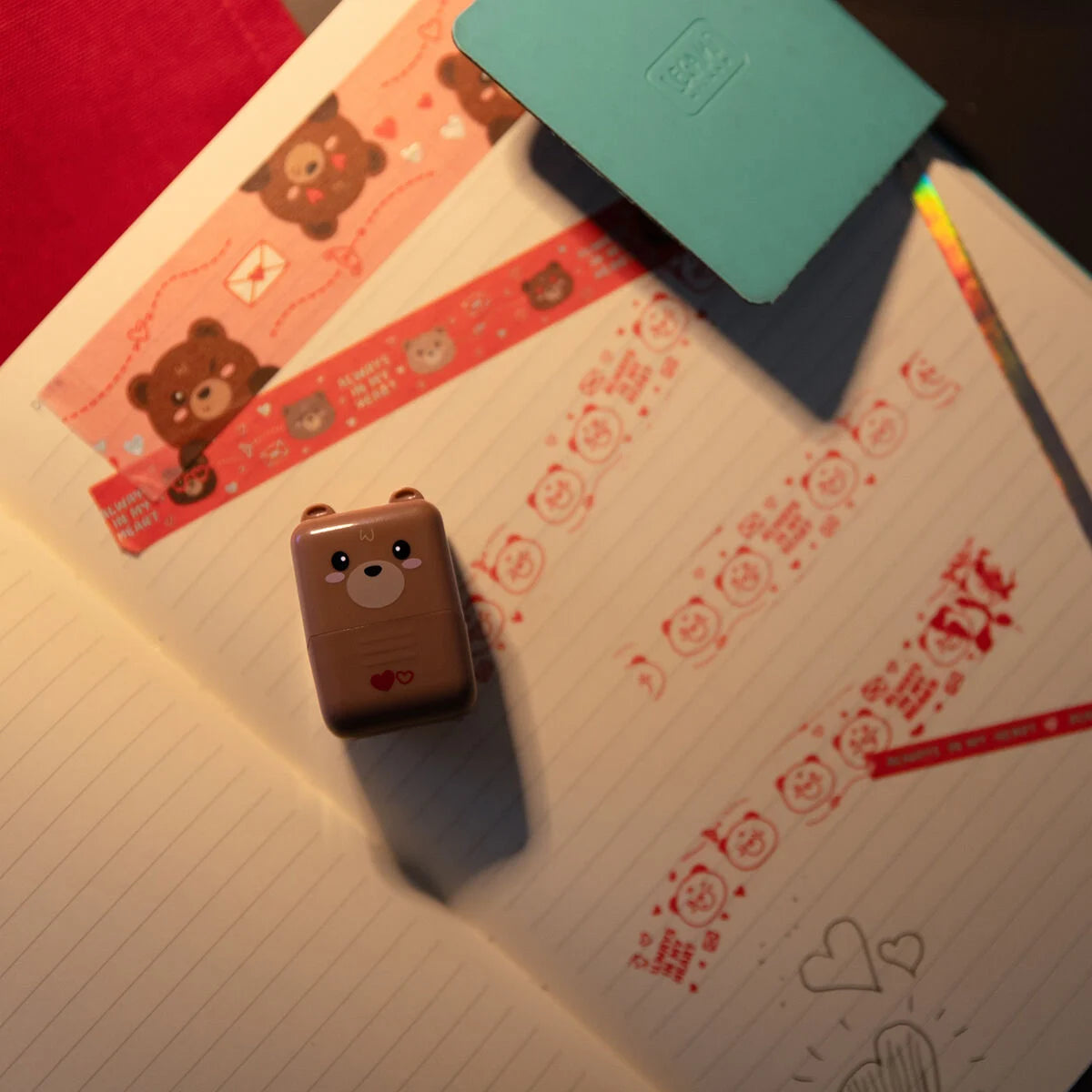 Timbro Decorativo a Rullo - Deco Roller Stamp - Teddy Bear