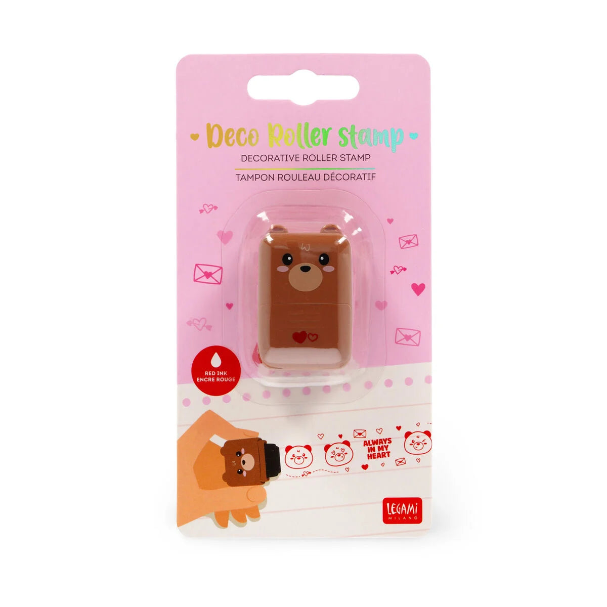 Timbro Decorativo a Rullo - Deco Roller Stamp - Teddy Bear