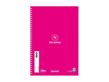 Quaderno a spirale A4 SSC Napoli – Righe medie e superiori