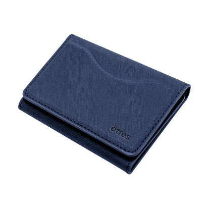 Portafoglio etres classic saffiano blue