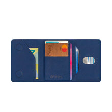 Portafoglio etres classic saffiano blue