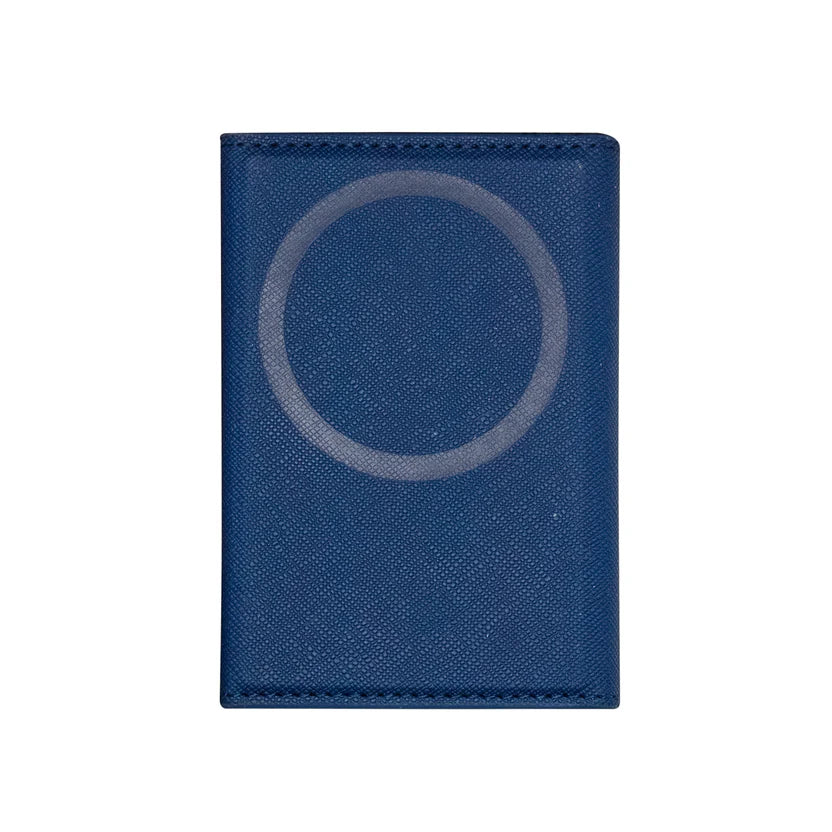 Portafoglio etres classic saffiano blue