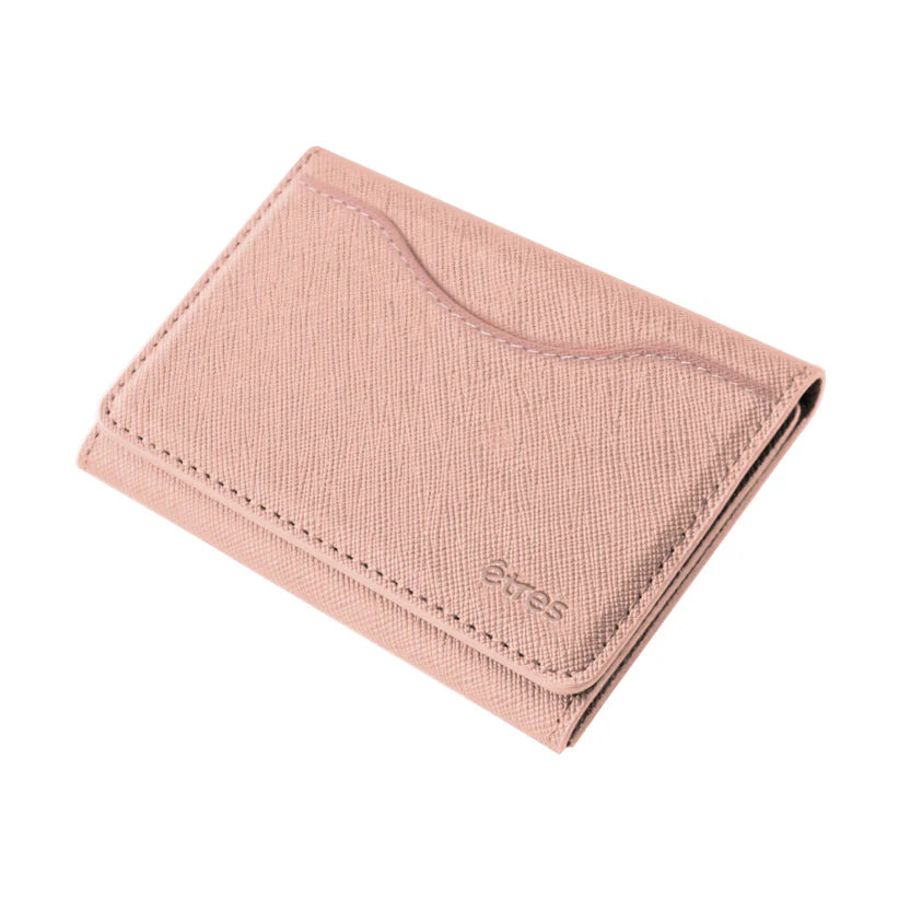 Portafoglio etres classic saffiano pink