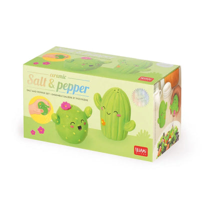 Set Sale e Pepe in Ceramica - Salt & Pepper-Cactus