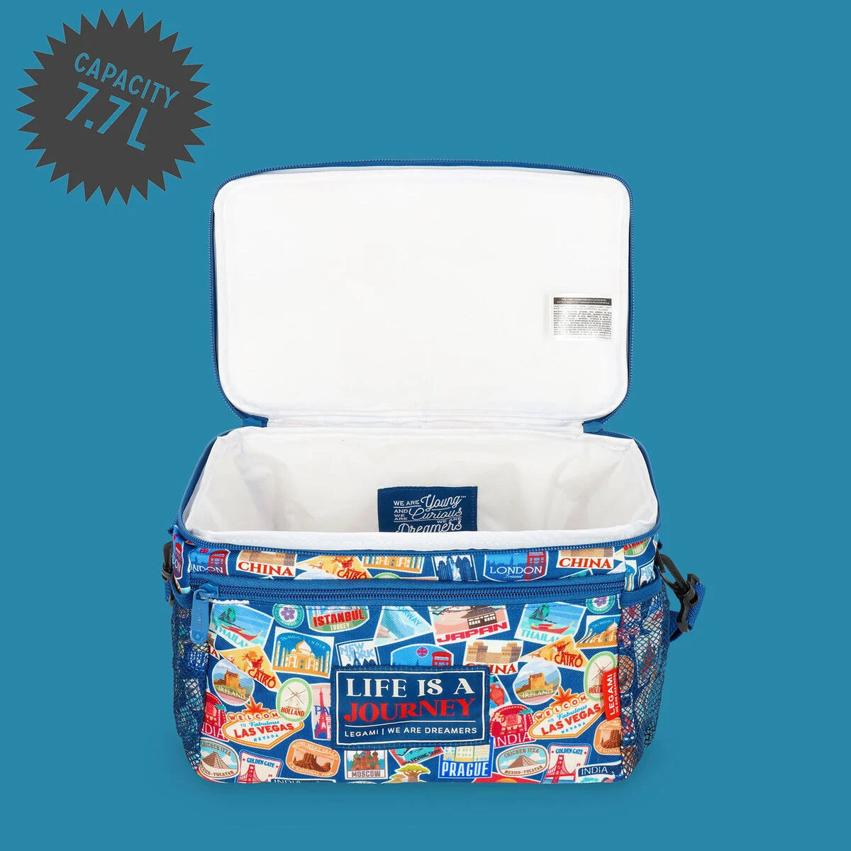 Borsa Porta Pranzo 7,7 l - Lunch Bag -  Travel Stickers
