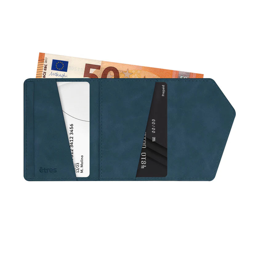 Portafoglio etres easy blu