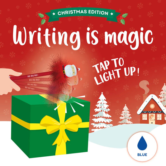 Penna a Sfera Luminosa - Santa Claus - Writing is Magic