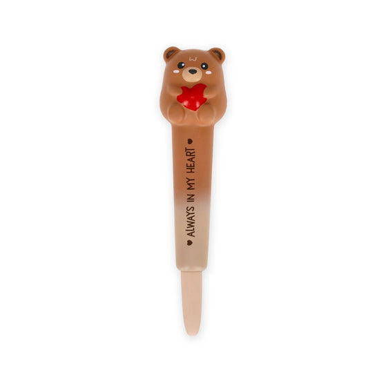 Penna Gel Antistress "Always in my Heart" - Squeezies - Teddy Bear