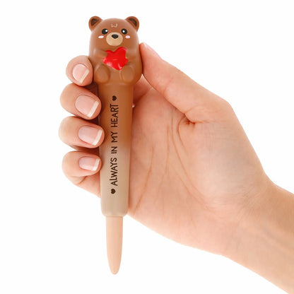 Penna Gel Antistress "Always in my Heart" - Squeezies - Teddy Bear