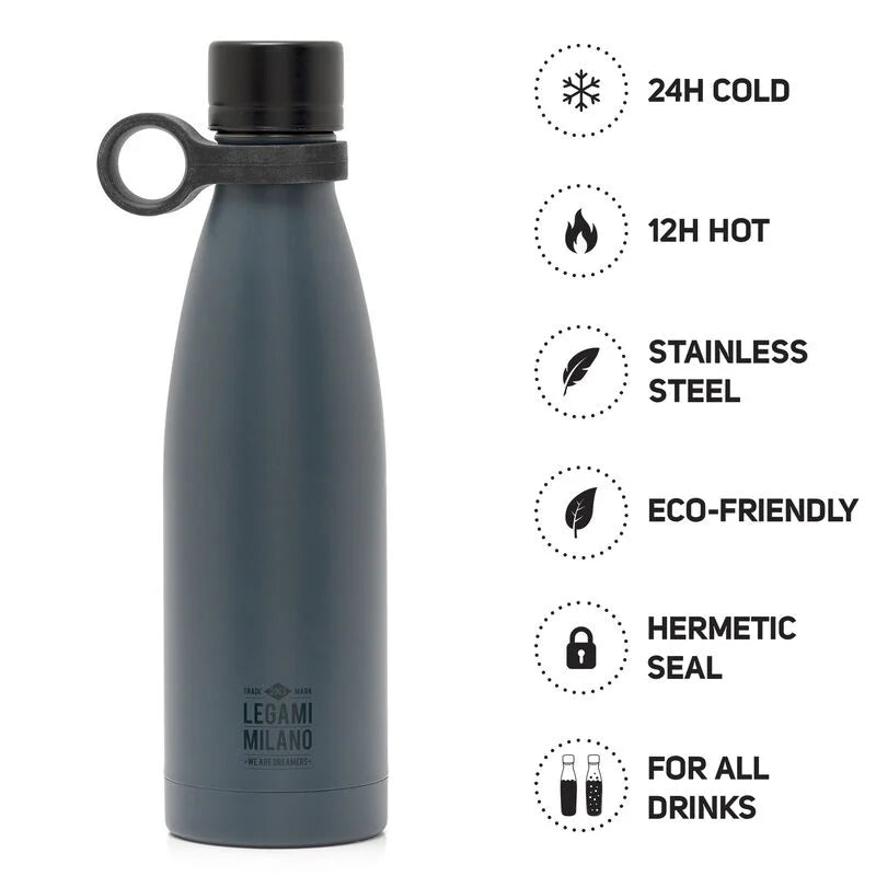 Bottiglia Termica 500 Ml - Hot&Cold-Nera