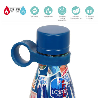 Bottiglia Termica 500 ml - Hot & Cold - Travel Stickers