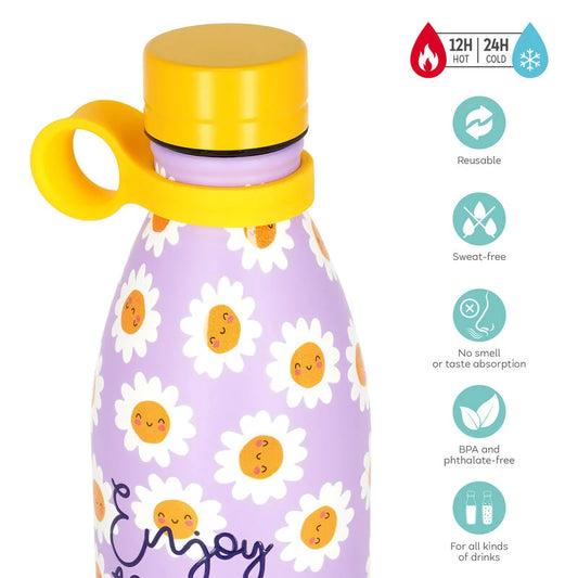 Bottiglia Termica 800 Ml - Hot&Cold-Daisy