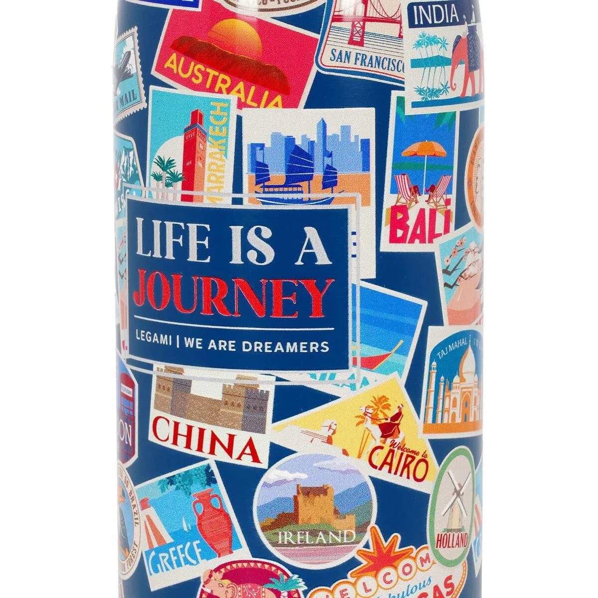 Bottiglia Termica 800 ml - Hot & Cold - Travel Stickers
