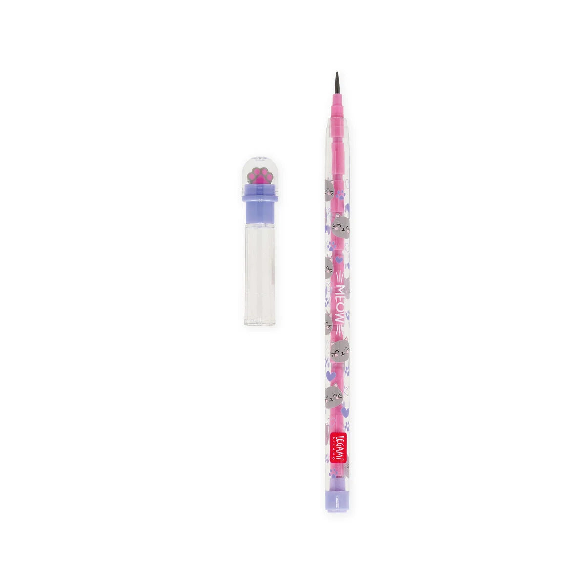 Matita Impilabile con Gomma - Take a Tip-Kitty