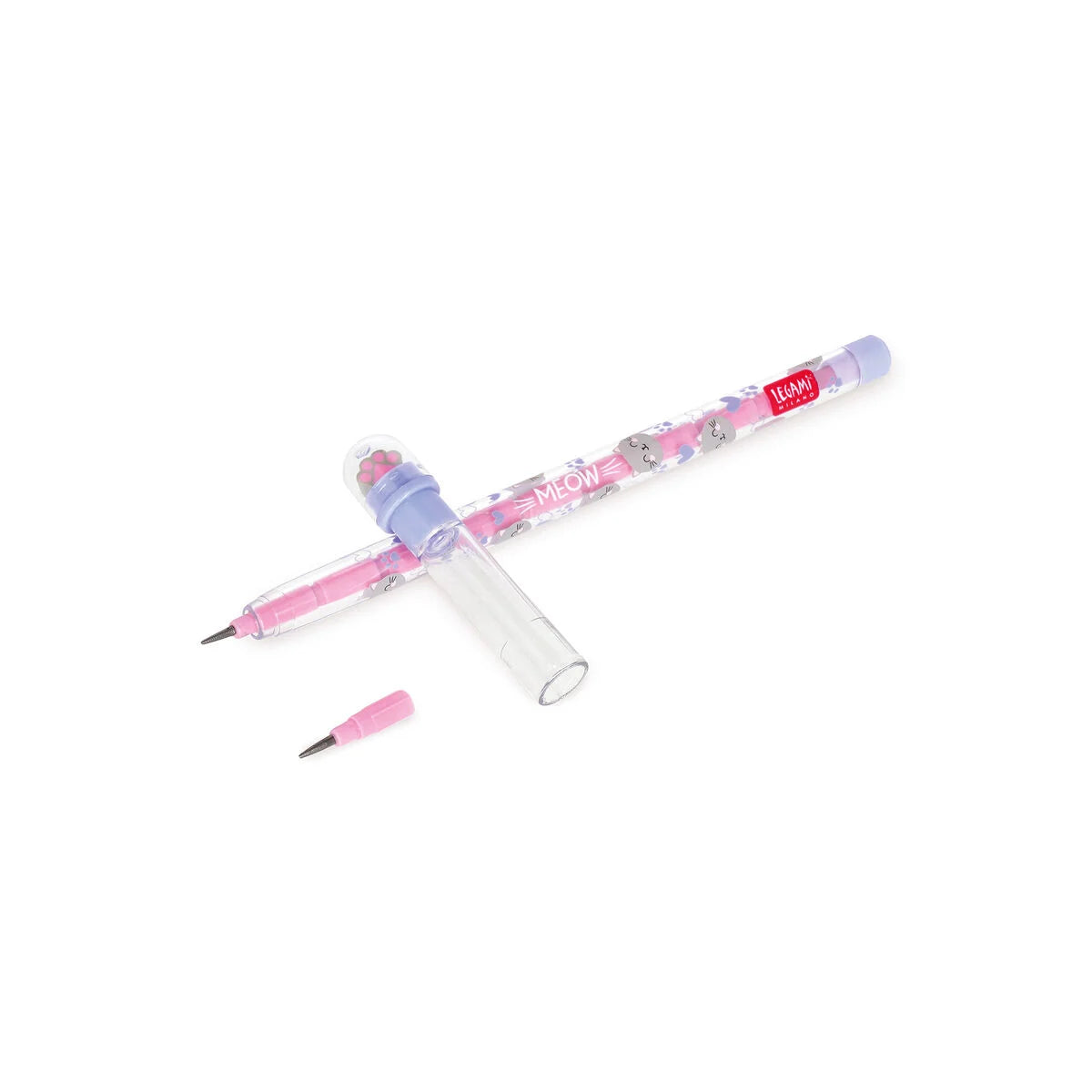 Matita Impilabile con Gomma - Take a Tip-Kitty